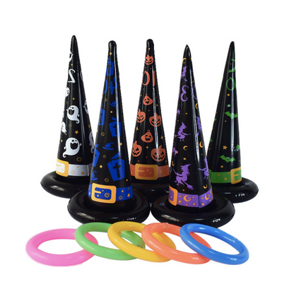 Inflatable Ring Toss Game Halloween Set