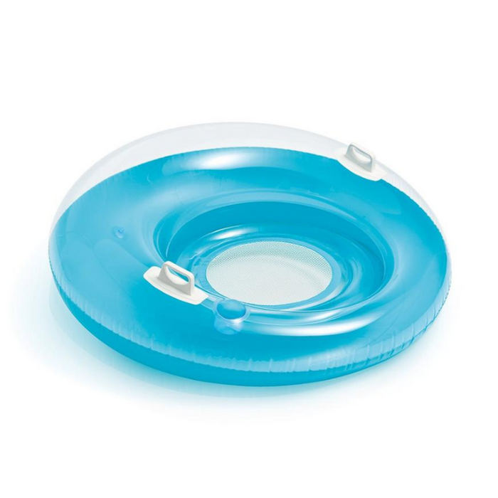 The Summer Semi Transparent Inflatable Swimming Pool Ring Float