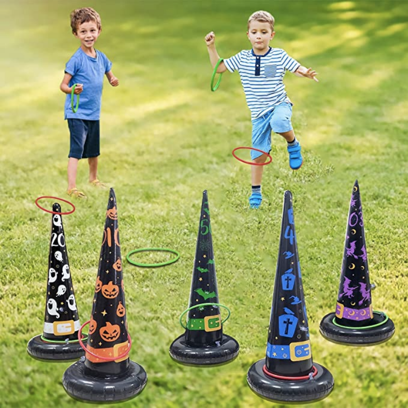 Inflatable Ring Toss Game Halloween Set