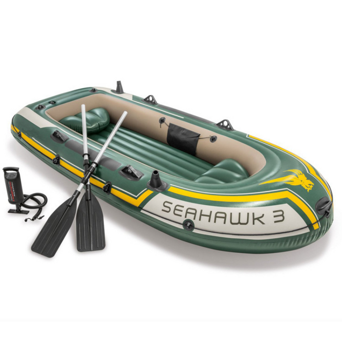 The Army Seahwak Three Inflatable Fishing Boat Raft