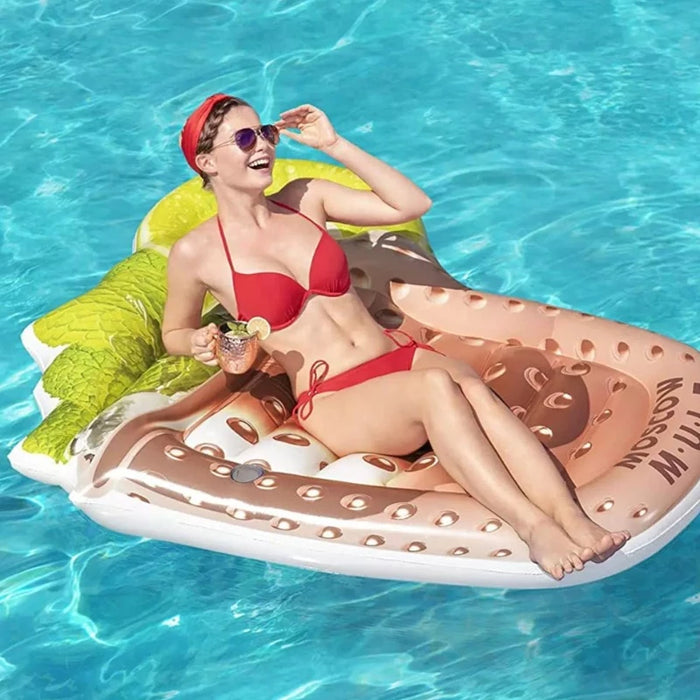 The Moscow Mule Island Inflatable Pool Float