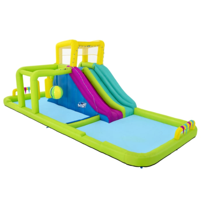 The Green Turbo Splash Water Zone Inflatable Water Park