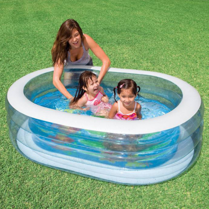 The Classical Bubble Inflatable Swimming Pool Float