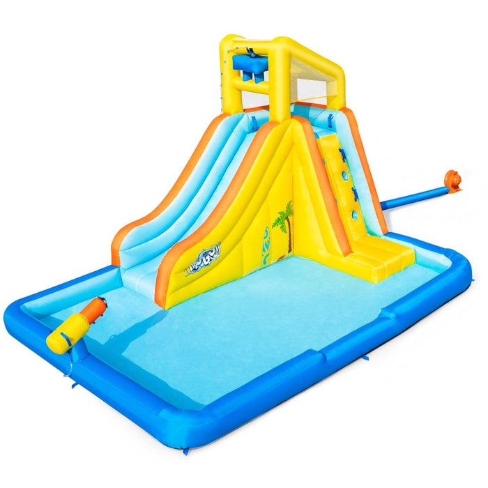 The Yellow Inflatable Beachfront Inflatable Water Park For Kids