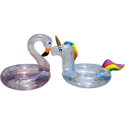 Flamingo & Unicorn Inflatable Swim Ring Float.