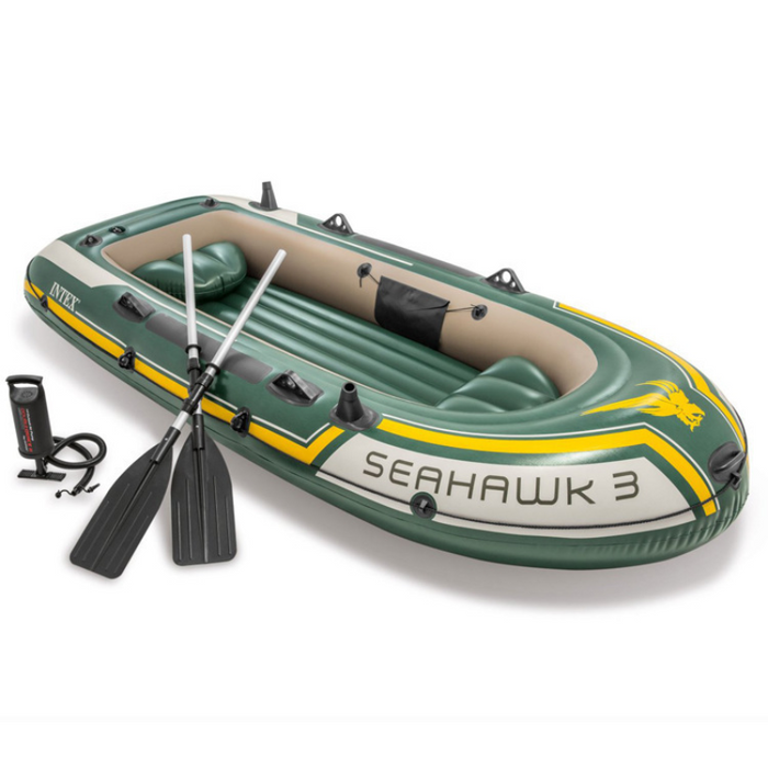 The Seahawk Three Inflatable Rowing Boat Raft Set