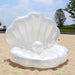 Gigantic Seashell Inflatable Pool Float With Two Handle.