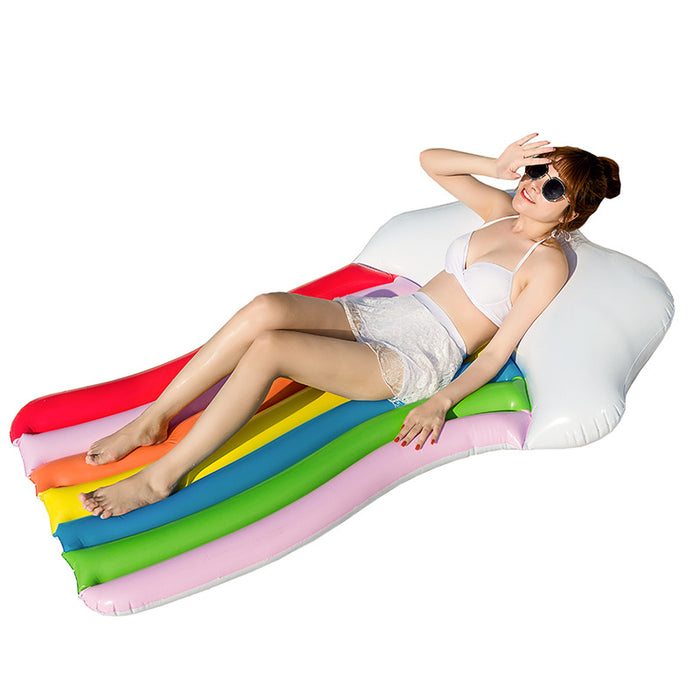 Rainbow Inflatable Pool Float