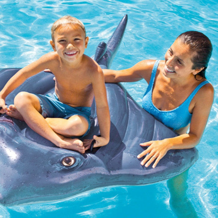 The Powerful Stingray Inflatable Pool Float