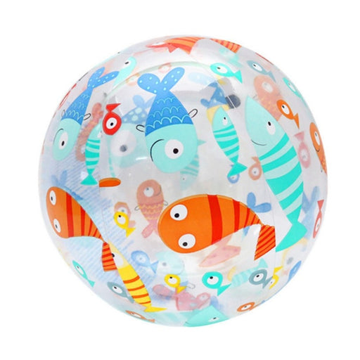 Transparent Printed Inflatable Beach & Pool Ball.