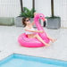 Flamingo Ring Seat Inflatable Pool Float.
