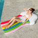 Rainbow Inflatable Pool Float Lounge.