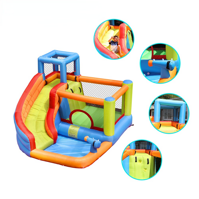 The Fun Adventures Inflatable Swimming Pool Water Park With Slide