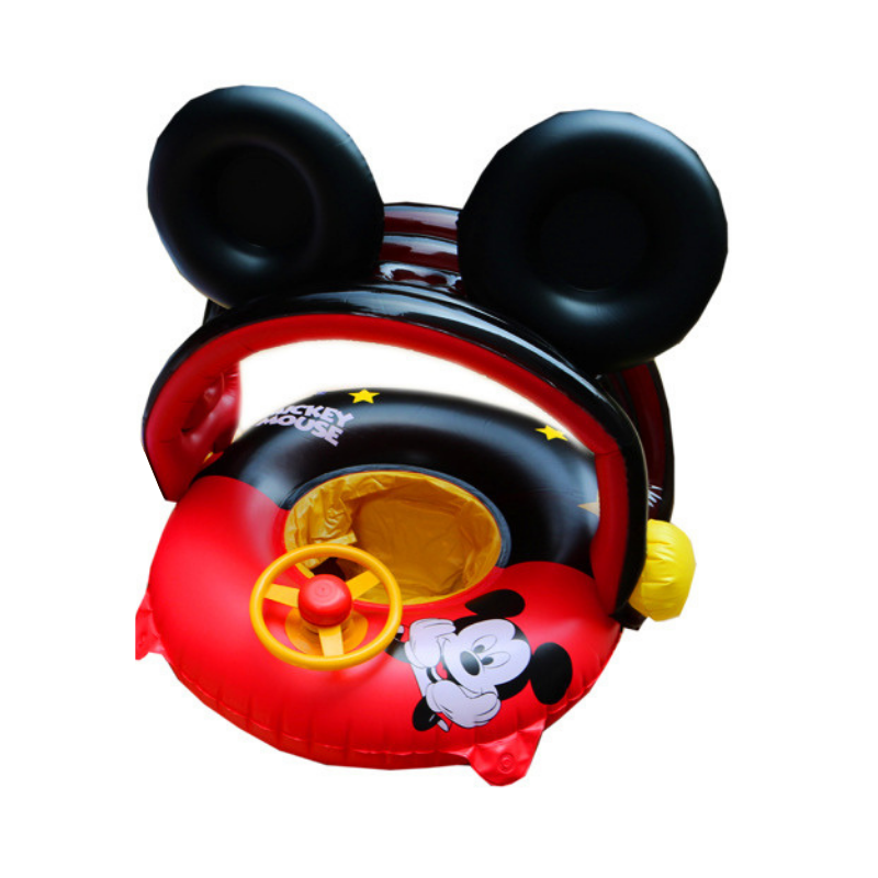 Mickey Mouse Inflatable Pool Float With Steering Toy — USA Pool Warehouse