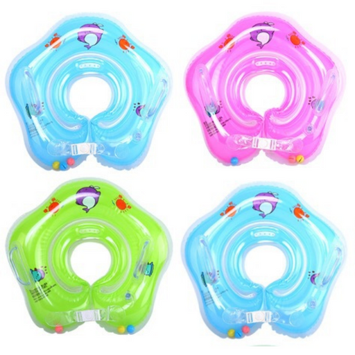 Safety Bath Neck Ring Inflatable Float For Baby Swimming.