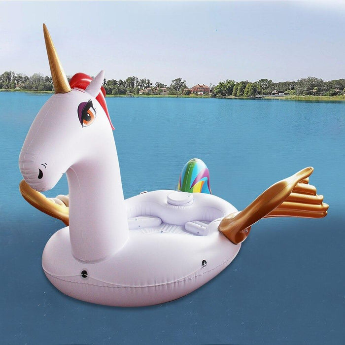 Golden Unicorn Pool FLoat Set.